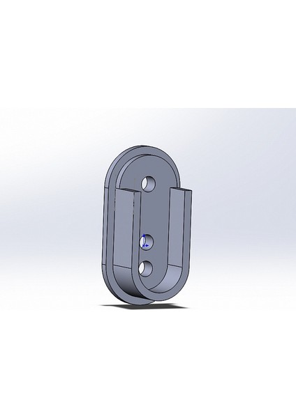 Mobilya Oval Borusu - Gövdeden Tutucuya (Stl + Solidworks) (Plastik Aparattır!!!) 3D modelleri