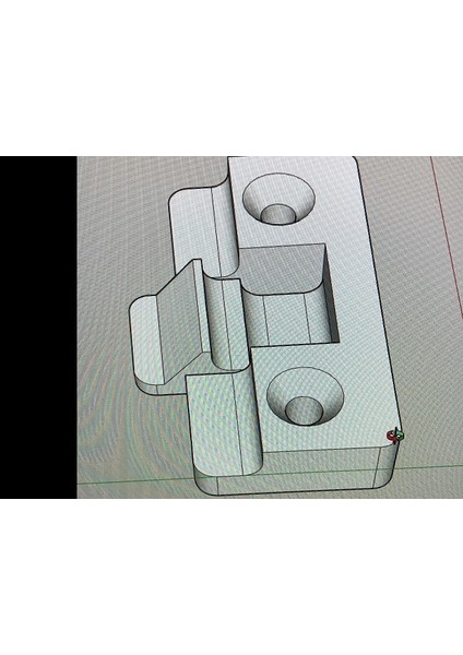 Dkc Izgara Tepsisinin Kablo Kanalı Olarak Masaya Takılması (Plastik Aparattır!!!) 3D