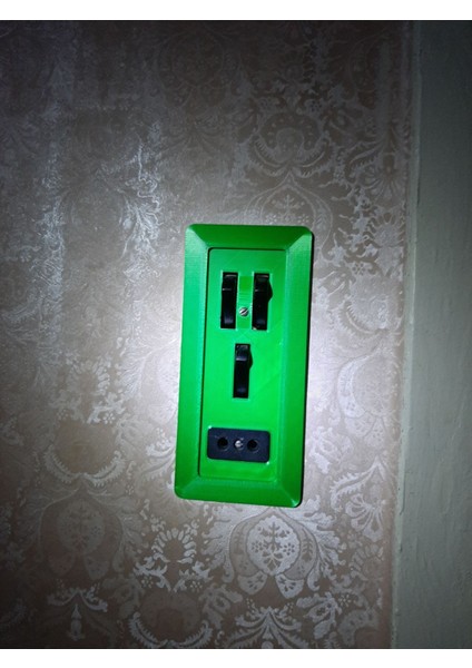 Sovyet Devre Kesicinin Dış Paneli (Plastik Aparattır!!!) 3D modelleri