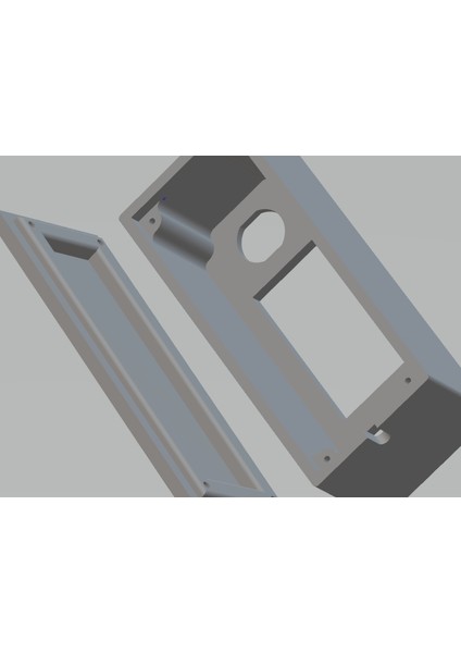Bir Voltmetre Için Muhafaza (Plastik Aparattır!!!) 3D fırsatları