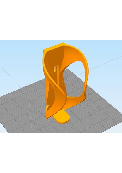 Bisiklette 0.6l Şişe Tutucu (Dekatlon) (Plastik Aparattır!!!) 3D fiyatları