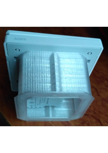 Çin Akara Anahtarı Için Priz Kutusu 58X58X40 mm (Plastik Aparattır!!!) 3D fiyatları