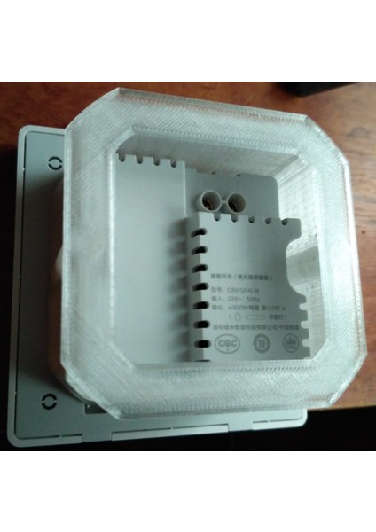 Çin Akara Anahtarı Için Priz Kutusu 58X58X40 mm (Plastik Aparattır!!!) 3D modelleri