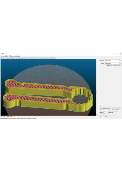 Örgü Için Bir Sap. Örgü Için Tutun. (Plastik Aparattır!!!) 3D