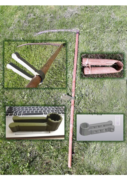 Örgü Için Bir Sap. Örgü Için Tutun. (Plastik Aparattır!!!) 3D modelleri