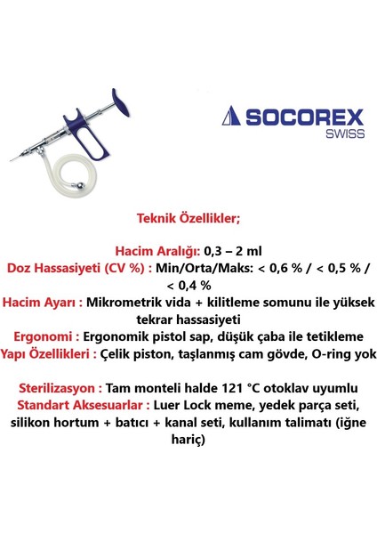 -187 Otomatik Hortumlu Enjektör 2 cc fiyatları