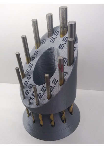 13 Parça Için Dairesel Matkap Tutucu (1,5 Ila 6,5 Mm) T2761167 3D