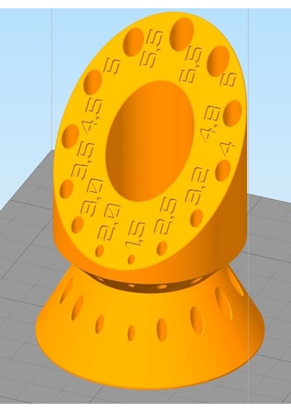 13 Parça Için Dairesel Matkap Tutucu (1,5 Ila 6,5 Mm) T2761167 3D modelleri