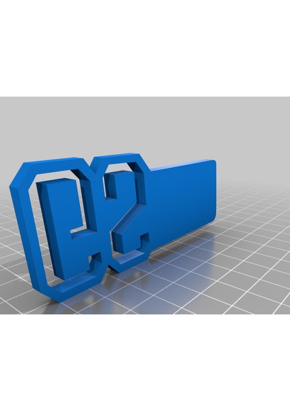 Suzuki GS1000 Logo Anahtarlık - Sadece Bir Ayırma Halkası Ekleyin T2150532 3D