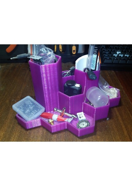 Altıgen Tutucu (Plastik Aparattır!!!) 3D