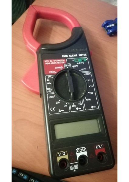 Multimetre Kapağı - Mevcut Keneler 266C Kelepçe Metr (Plastik Aparattır!!!) 3D