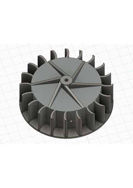 Santrifüj Fan Evrensel (Plastik Aparattır!!!) 3D