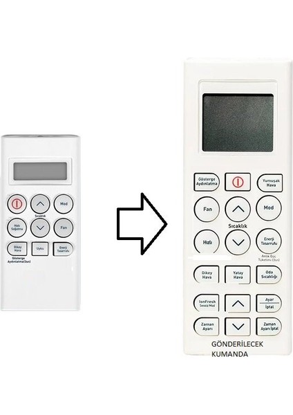 Klima Eşdeğer Kumanda