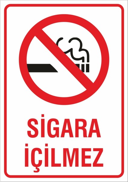 Iş Güvenliği Uyarı Levhası 24X34 cm IG012