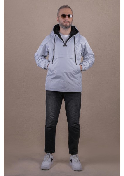 Kanguru Cepli Kürklü Erkek Yağmurluk Mont fiyatları