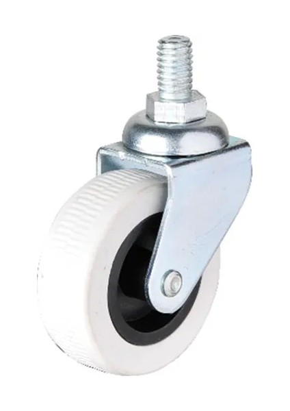 322 - 50X20 mm Gri Vidalı Teker 4 Adet