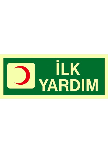 Fosforlu Fotolümen Ilk Yardım Levhası
