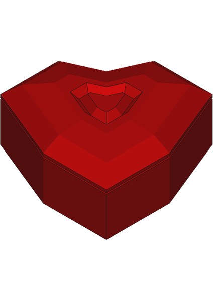 Tabut "kalp" T4161139 3D