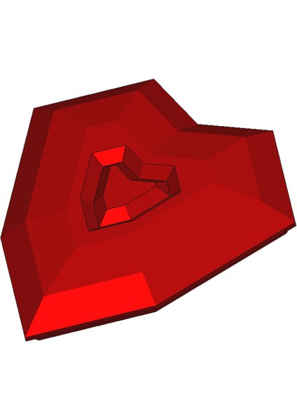 Tabut "kalp" T4161139 3D modelleri