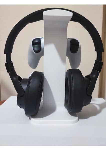 Playstation 5 Dualsense Kontrolcü ve Kulaklık Standı - Şık Tasarım, 3D Baskı, Beyaz Renk indirimleri