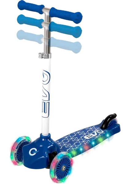 Nessiworld Evo Işıklı Move N Groove Mavi Üç Tekerlekli Scooter fırsatları
