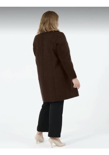 Pamela Kadın Astarlı Yaka Tüylü Erkek Yaka Kısa Kaşe Kaban fırsatları