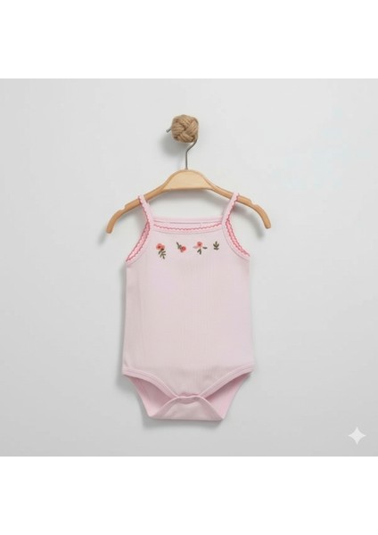 3 Adet Kız Bebek Body, Kız Bebek Çıtçıtlı Badi, Yenidoğan Bebek Body Askılı fiyatları