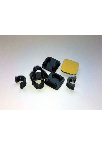 Kendinden Yapışkanlı Kablo Klipsi (Plastik Aparattır!!!) 3D