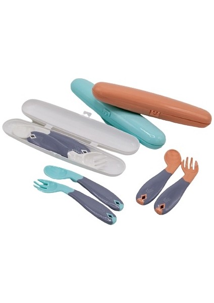 Nessiworld Açılı Mama Kaşık Çatal Takımı 703 Gri fiyatları