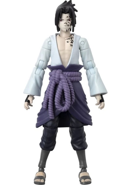 Nessiworld Bandai Anime Heroes Naruto Sasuke Uchiha Figür ve Aksesuar Seti 16 cm