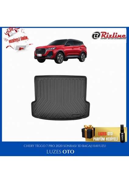 Chery Tiggo 7 Pro 3D Bagaj Havuzu 2023 Model Uyumlu