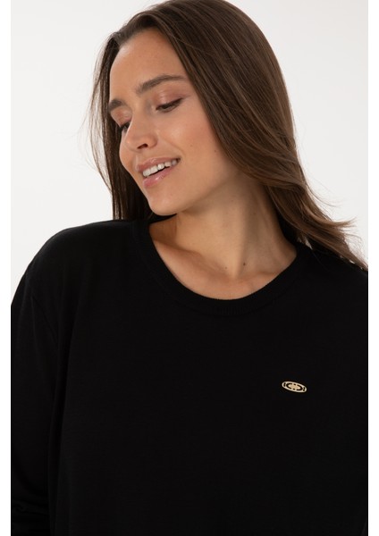 Kadın Siyah Kazak /triko 50307735-VR046 fiyatları