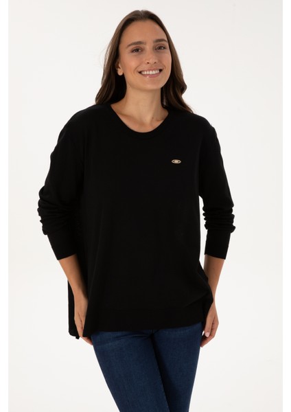 Kadın Siyah Kazak /triko 50307735-VR046 modelleri