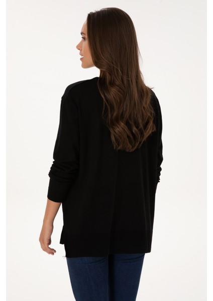 Kadın Siyah Kazak /triko 50307735-VR046 indirimleri