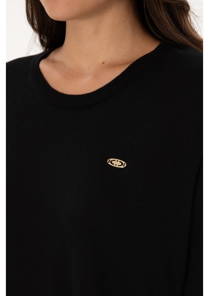 Kadın Siyah Kazak /triko 50307735-VR046