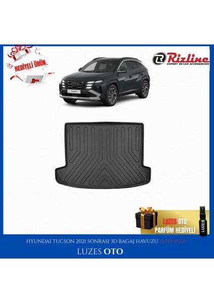 Hyundai Tucson 3D Bagaj Havuzu (Elite Plus) 2023 Model Uyumlu