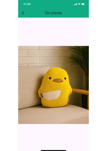 Dekoratif Sarı civciv modelleri