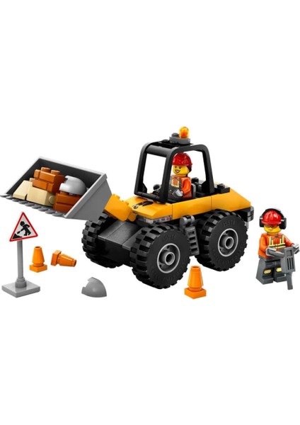 Nessiworld LEGO Sarı Tekerlekli Inşaat Yükleyicisi 60450