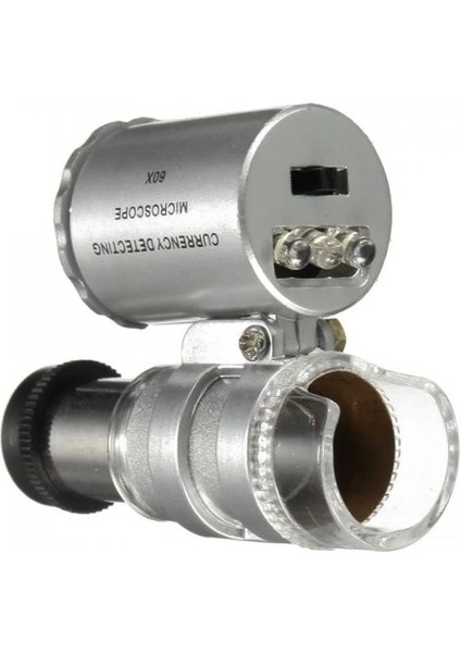 Iphone5 Için Uyumlu Kapaklı Lens Mikroskop Taşınabilir Mini Cep Boyutu LED Mikroskop NO.9882IP5II fırsatları