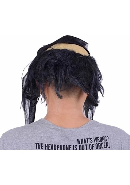 Lateks Saçlı Sakallı Korsan Maskesi modelleri