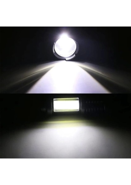 Wuben WB-017 Zoomlu Şarjlı Cob LED Güçlü El Feneri indirimleri
