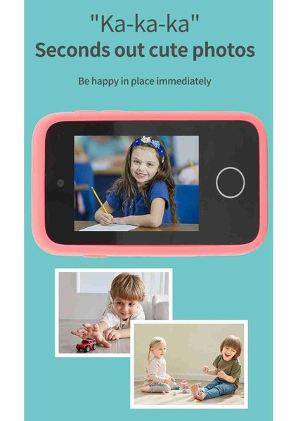 Akıllı Telefon Görünümlü Çocuk Kamerası Çift Kameralı 2.0 Inc 48 Mp 1080P Mp3 Çalar 3 Yaş Üstü modelleri