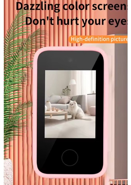 Akıllı Telefon Görünümlü Çocuk Kamerası Çift Kameralı 2.0 Inc 48 Mp 1080P Mp3 Çalar 3 Yaş Üstü