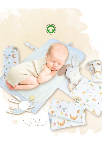 Tuli Harikalar Diyarında Baby Shower Müslin Bebek Hediye Seti fiyatları