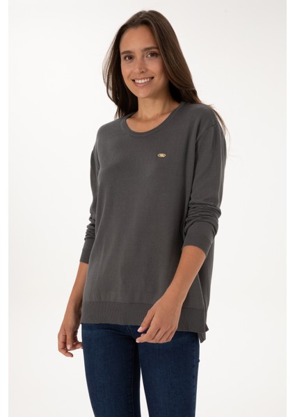 Kadın Gri Kazak /triko 50307735-VR024