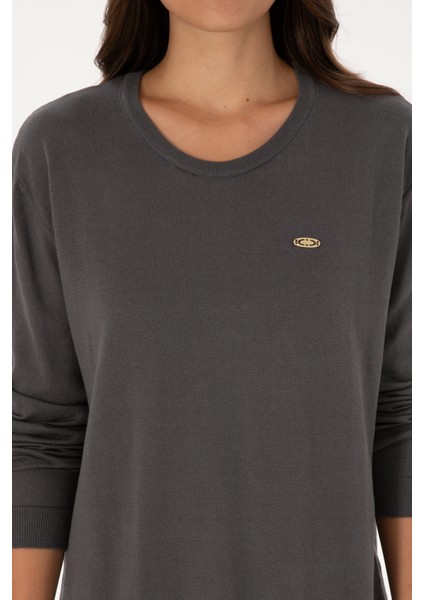 Kadın Gri Kazak /triko 50307735-VR024