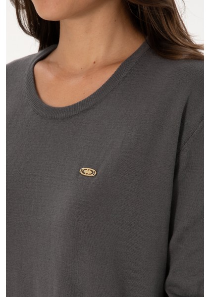 Kadın Gri Kazak /triko 50307735-VR024