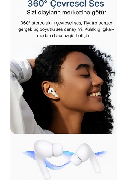 Orgiinal Anc Gürültü Engelleyici Ekranlı Kablosuz Kulaklık 32 Saat Uzun Pil Ömrü fırsatları
