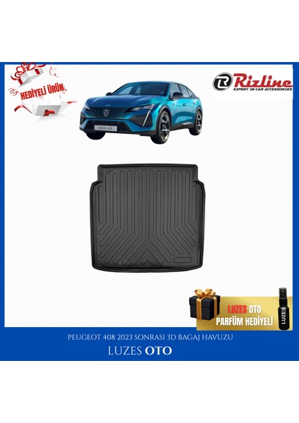Peugeot 408 3D Bagaj Havuzu 2023-2024-2025