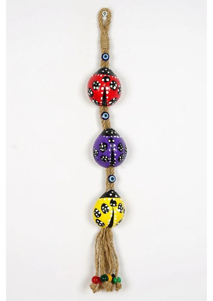 Renkli Uğur Böceği Duvar Süsü Dekoratif Bahçe Balkon Süsü fiyatları